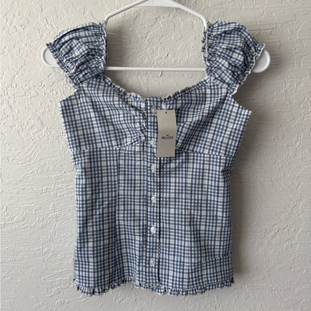 Bnwt Hollister Poplin Top